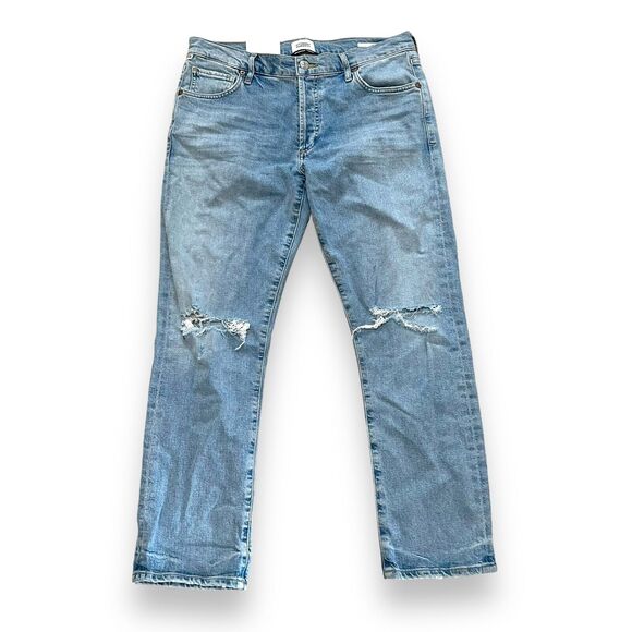 NWT Citizens Of Humanity Emerson Slim Boyfriend Jeans in Sugarcoat Size 27 $228 - Picture 3 of 9